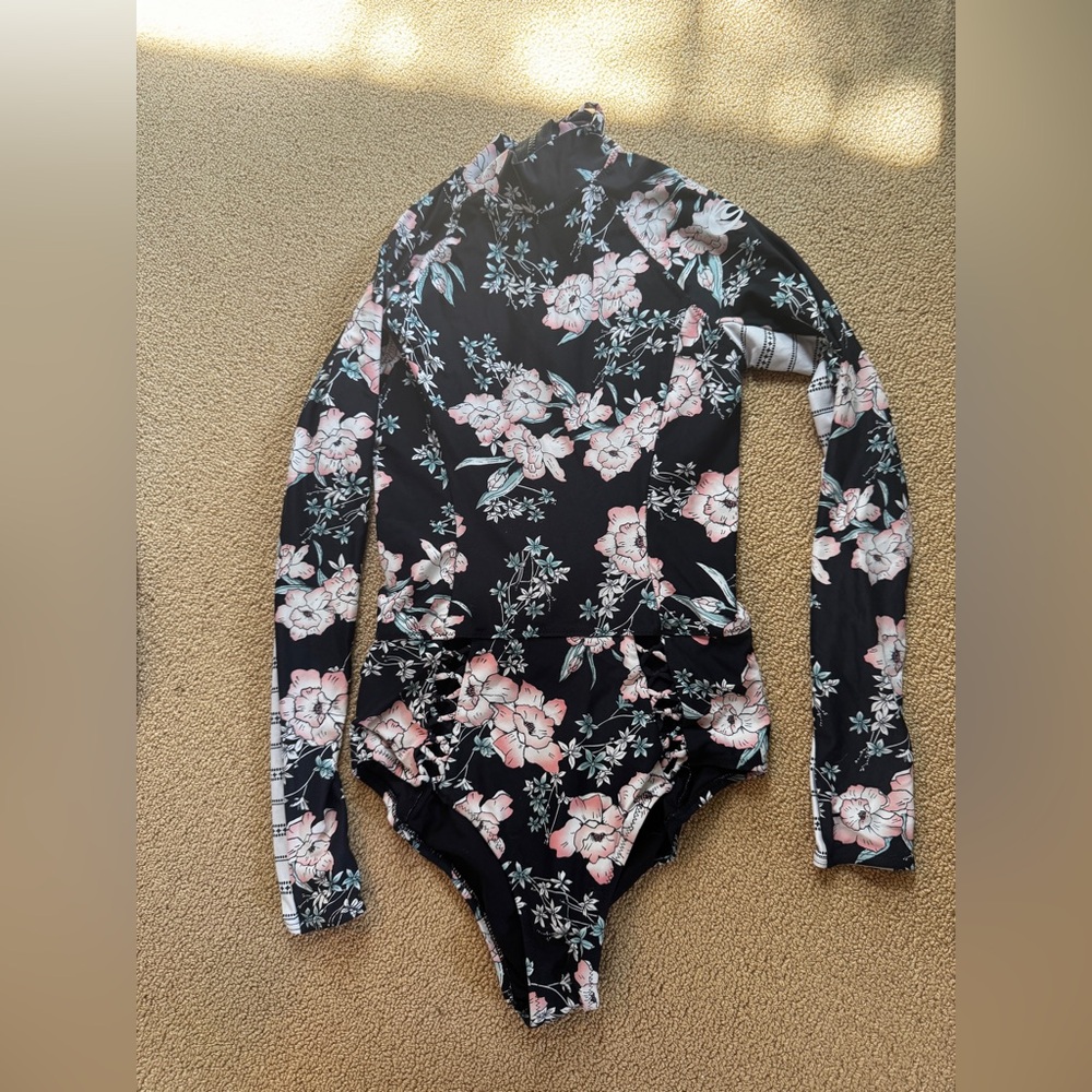 Floral Long Sleeve Ripcurl Suit